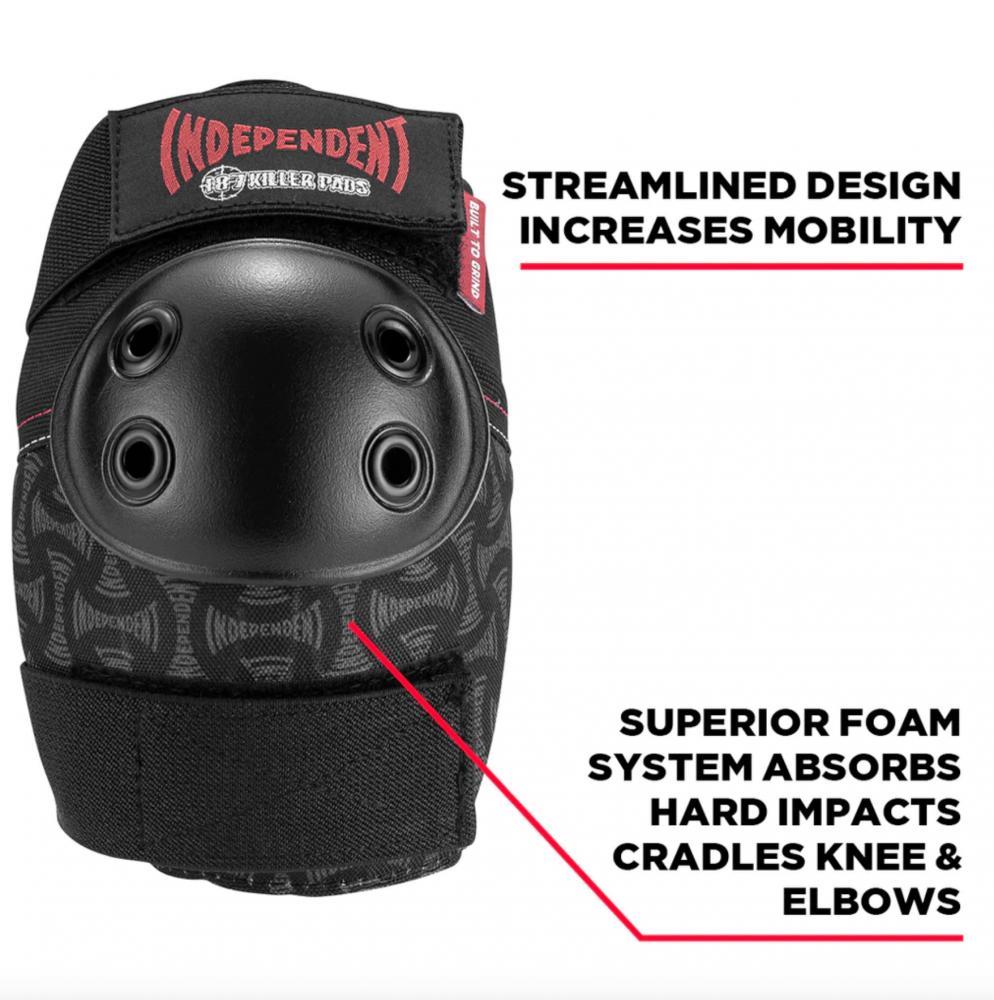 187 x Independent Killer Pads Adult Combo Pack Knee & Elbow