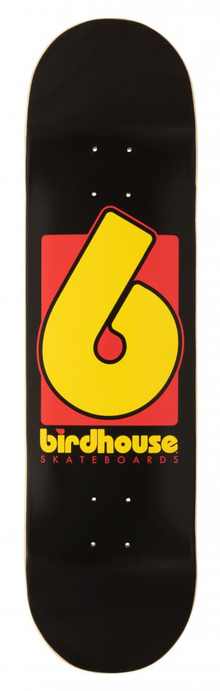 Birdhouse Logo Deck B Logo  7 Ply Hardrock Maple Epoxy Glue  Size: 32 x 8.25 IN